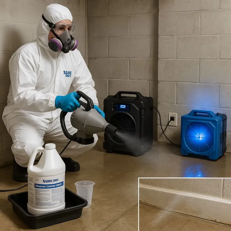 Sanitization and Odor Removal process in South Riding, VA