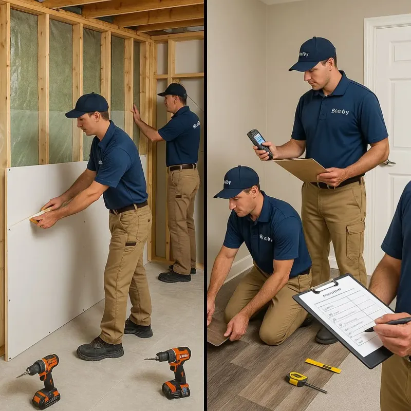 Repairs and Reconstruction process in South Riding, VA